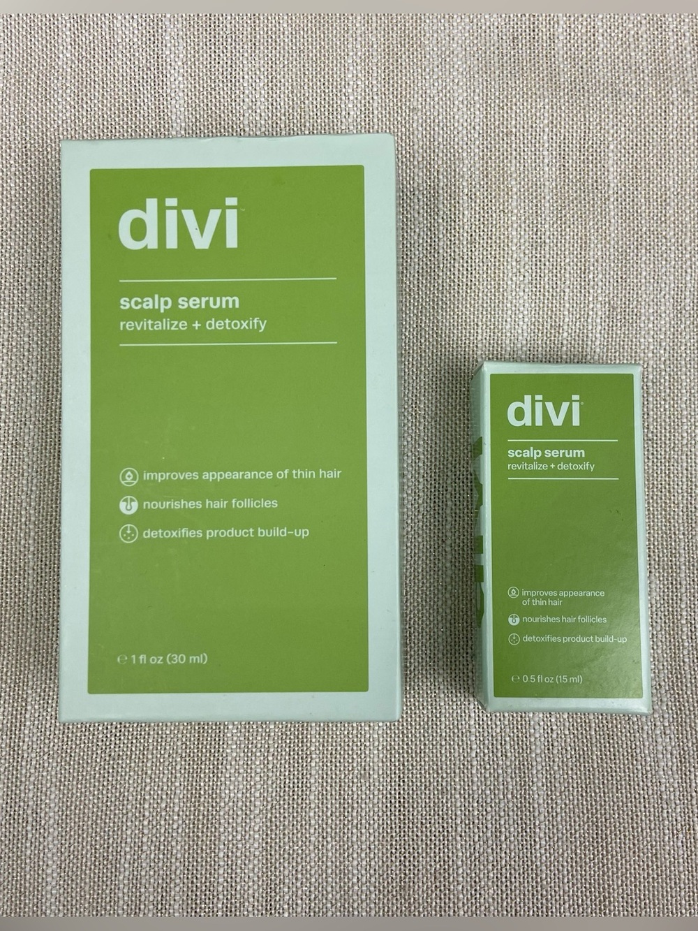 Divi Scalp Serum Revitalize & Detoxify Bundle 30ml & 15ml